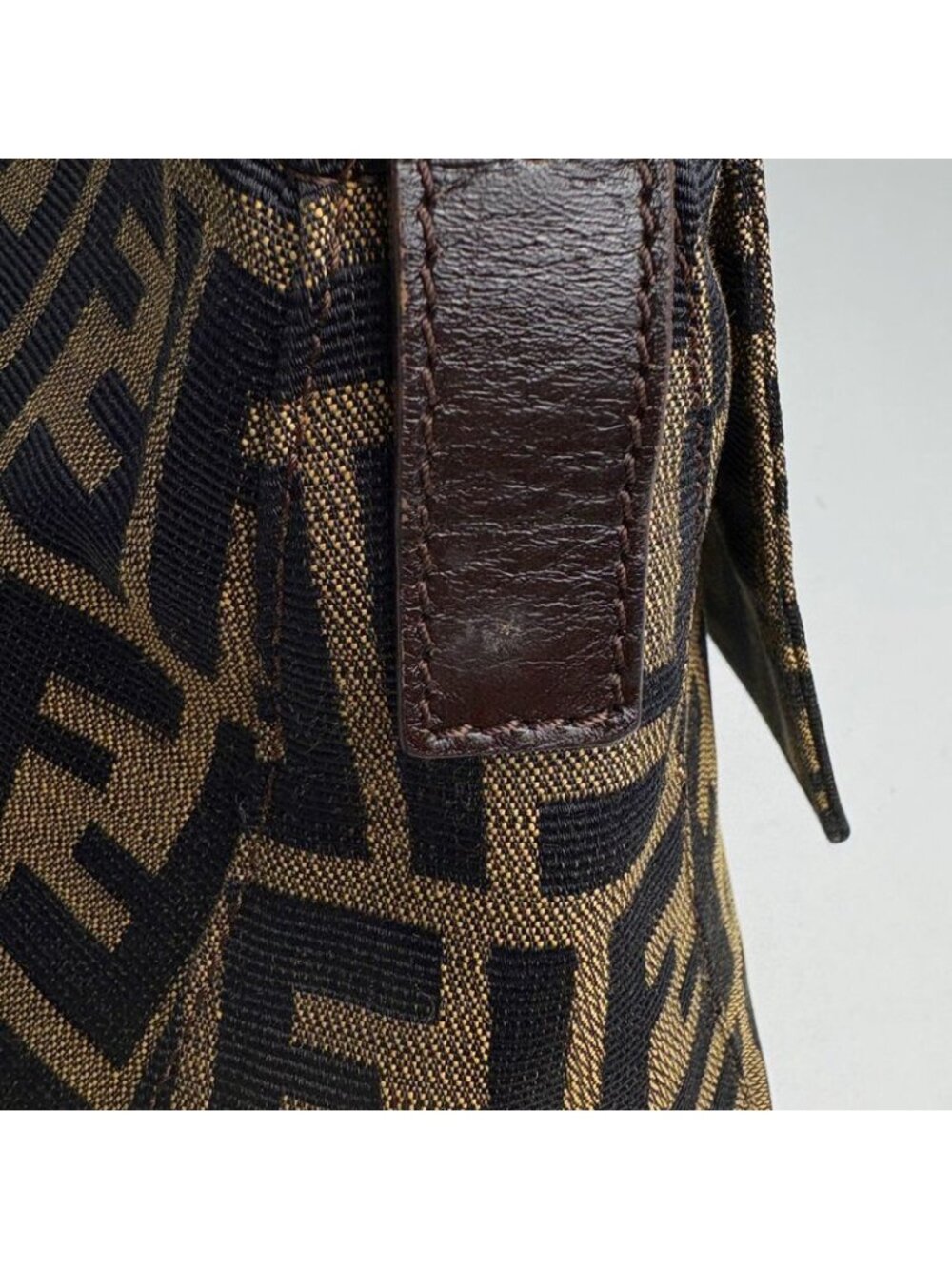 Fendi Zucca Pattern Shoulder Bag Mamma Baguette - Picture 5 of 8